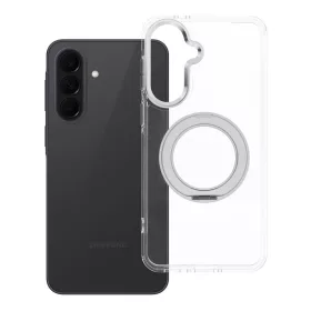   Samsung A37 Frame Circle állványos tok, MagSafe-fel kompatibilis, átlátszó