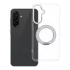 Samsung A36 Frame Circle Stand tok, MagSafe-fel kompatibilis, átlátszó