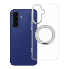   Samsung A27 Frame Circle állványos tok, MagSafe-fel kompatibilis, átlátszó