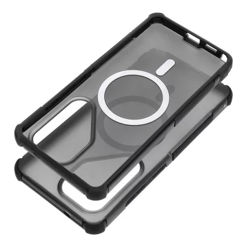 Samsung A27 Forcell F-Protect BumperX Premium tok, MagSafe-fel kompatibilis, fekete