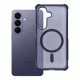 Samsung S26 Forcell F-Protect BumperX Premium tok, MagSafe-fel kompatibilis, sötétkék