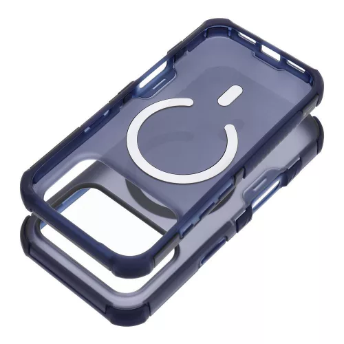 Forcell F-Protect BumperX Premium iPhone 17 tok, MagSafe-fel kompatibilis, sötétkék