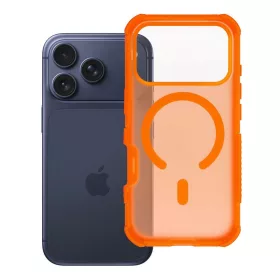   Forcell F-Protect BumperX Premium iPhone 17 Pro / 18 Pro tok (alacsony kameraszél) MagSafe-fel kompatibilis, narancssárga