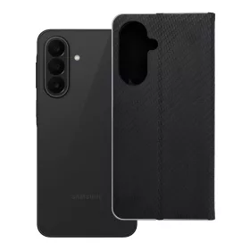 Flip tok Samsung A27 Luna Book készülékhez, szénfekete