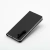 Flip tok Samsung A27 Luna Book készülékhez, szénfekete