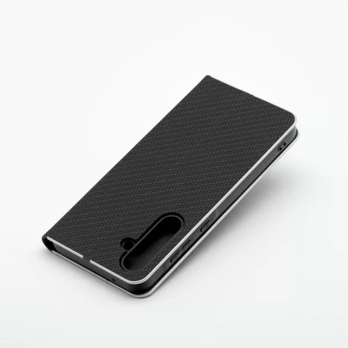 Flip tok Samsung A27 Luna Book készülékhez, szénfekete