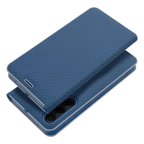 Flip tok Samsung A27 Luna Book készülékhez, karbonkék
