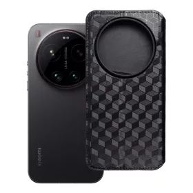 Flip tok Xiaomi 17 ULTRA Cubic Book készülékhez, fekete