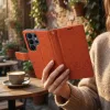Flip tok Samsung A27 Mezzo Book macskáknak barna