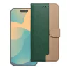 Flip tok Motorola G57 POWER Split Book készülékhez zöld és arany