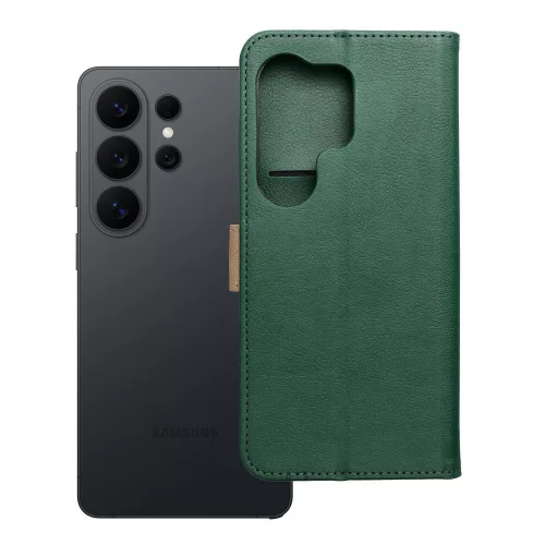 Flip tok Motorola G17 POWER Split Book készülékhez zöld és arany