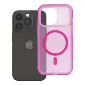   iPhone 14 PRO Aurora tok, MagSafe-fel kompatibilis, rózsaszín