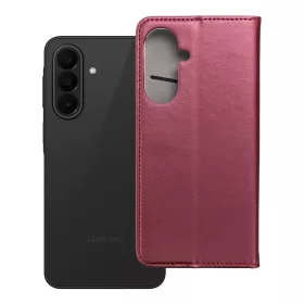 Samsung A27 Smart Magneto bordó flip tok