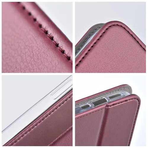 Samsung A27 Smart Magneto bordó flip tok