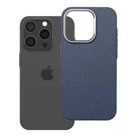 K-Look iPhone 15 PRO tok, MagSafe-fel kompatibilis, kék