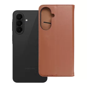Samsung A27 Smart Pro Book bőrtok barna bőrből