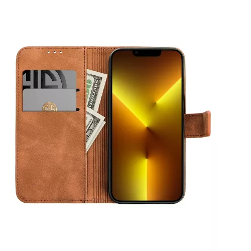 Flip tok Samsung A27 Tender Book telefonhoz barna
