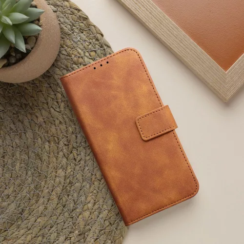 Flip tok Samsung A27 Tender Book telefonhoz barna