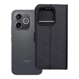  Honor 600 LITE 4Card RFID lopásgátló tech szövet tok, fekete