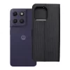 Flip tok Motorola G17 4Card RFID lopásgátló tech szövetből, fekete