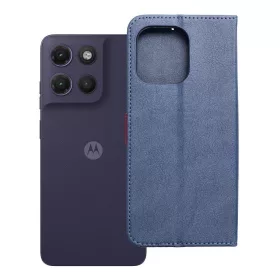   Flip tok Motorola G17 Split Book készülékhez sötétkék és piros