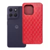 Flip tok Motorola G17 Cubic Book telefonhoz, piros