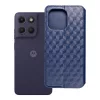 Flip tok Motorola G17 Cubic Book telefonhoz, kék