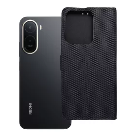   Xiaomi Redmi A7 PRO 4Card RFID lopásgátló tech szövet tok, fekete