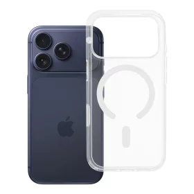   iPhone 17 Pro / 18 Pro tok, átlátszó Mag Cover Elite (STR / NEM SÁRGÁS / KAMERAVEZÉRLŐ GOMB), MagSafe kompatibilis, átlátszó