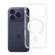 iPhone 17 Pro / 18 Pro tok, átlátszó Mag Cover Elite (STR / NEM SÁRGÁS / KAMERAVEZÉRLŐ GOMB), MagSafe kompatibilis, átlátszó