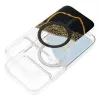 iPhone 13 / 14 tok, arany színű, MagSafe-kompatibilis, fekete