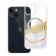 iPhone 13 / 14 tok, arany színű, MagSafe-kompatibilis, fehér