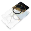 Samsung S24 / S25 tok, arany, MagSafe-kompatibilis, fekete