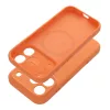 Forcell F-Protect Rubber Premium iPhone 17 Pro / 18 Pro tok (alacsony kameraszél) MagSafe-kompatibilis, narancssárga