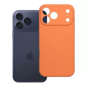   Forcell F-Protect Rubber Premium iPhone 17 Pro Max / 18 Pro Max tok (alacsony kameraszél) MagSafe-fel kompatibilis, narancssárga