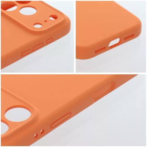 Forcell F-Protect Rubber Premium iPhone 17 Pro Max / 18 Pro Max tok (alacsony kameraszél) MagSafe-fel kompatibilis, narancssárga