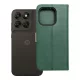 Flip tok Motorola G67 / G77 Split Book készülékhez, zöld és arany