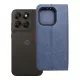 Flip tok Motorola G67 / G77 Split Book készülékhez sötétkék és piros