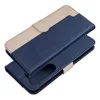 Flip tok Xiaomi Redmi A7 PRO Split Book készülékhez sötétkék és krémszínű
