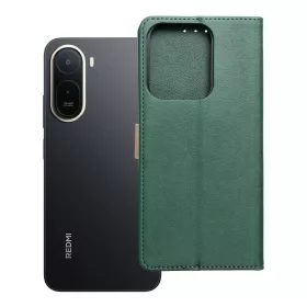   Flip tok Xiaomi Redmi A7 PRO Split Book készülékhez, zöld és arany