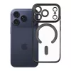 iPhone 17 Pro / 18 Pro tok, MagSafe-fel kompatibilis, Electro Mag Cover, fekete
