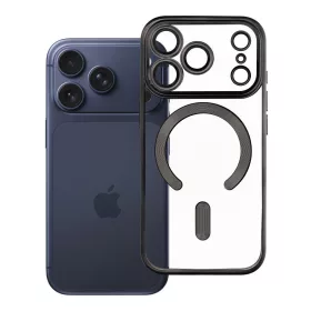   iPhone 17 Pro / 18 Pro tok, MagSafe-fel kompatibilis, Electro Mag Cover, fekete