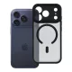 iPhone 17 Pro / 18 Pro teljes matt MagSafe-kompatibilis tok, fekete