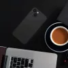 iPhone 17 Pro / 18 Pro szilikon tok, MagSafe-fel (kameravédő) kompatibilis, fekete