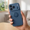 iPhone 17 Pro / 18 Pro szilikongyűrűs tok, sötétkék