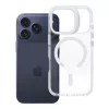 iPhone 17 Pro / 18 Pro tok, MagSafe-fel kompatibilis, lencsevédővel, fehér