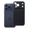 iPhone 17 Pro Max / 18 Pro Max szilikon tok, MagSafe-fel (kameravédelemmel) kompatibilis, fekete