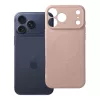 iPhone 17 Pro Max / 18 Pro Max szilikon tok, MagSafe-fel kompatibilis (kameravédő), rózsaszín