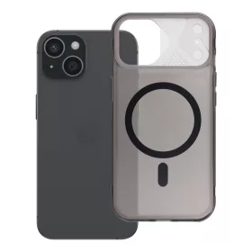 iPhone 15 Aurora tok, MagSafe-fel kompatibilis, fekete