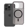 iPhone 15 PRO Aurora tok, MagSafe-fel kompatibilis, fekete